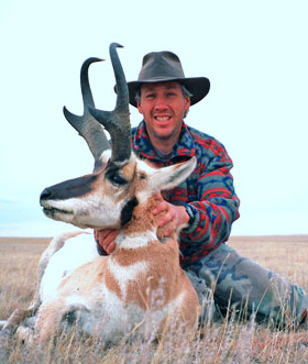 Photo of Gordon Burton with 16 inch Antelope